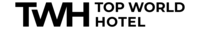Logo des TWH The White Hotel mit schwarzem Text auf weißem Hintergrund
